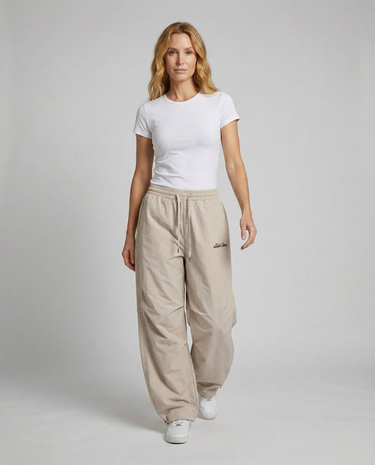 Damen Haremshose Extrabreit Tiefes Bein Schwarz - Eveloria