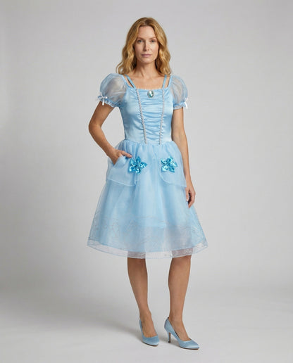 Damen Prinzessinnenkleid mit Tüllrock - Eveloria