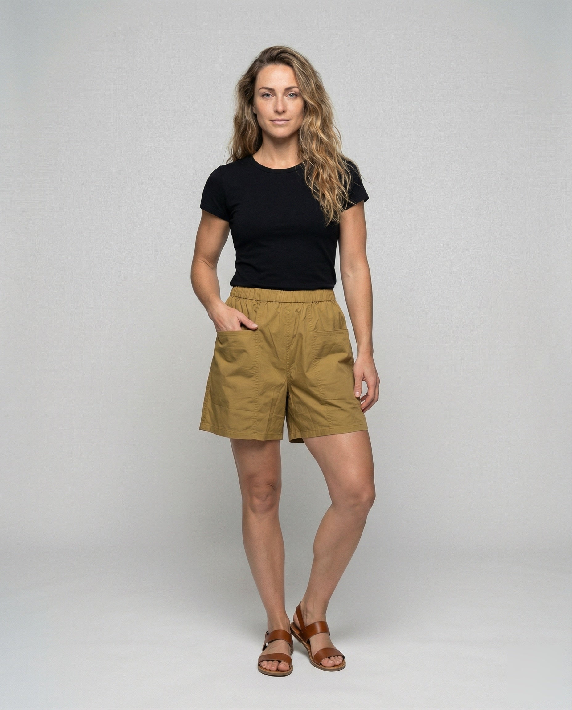 Damen Baumwoll-Shorts Weit geschnitten - Eveloria