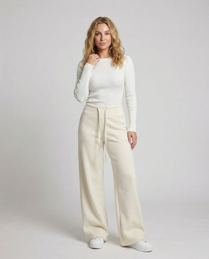 Damen Loungehose Extraweit Fließender Fall - Eveloria