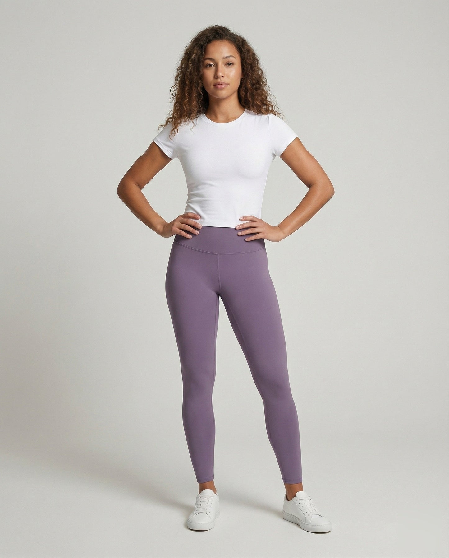 Damen Leggings Ergonomisch Formend Schwarz - Eveloria