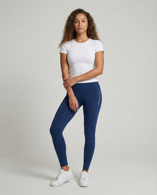 Damen Formende Leggings Atmungsaktives Material Schwarz - Eveloria
