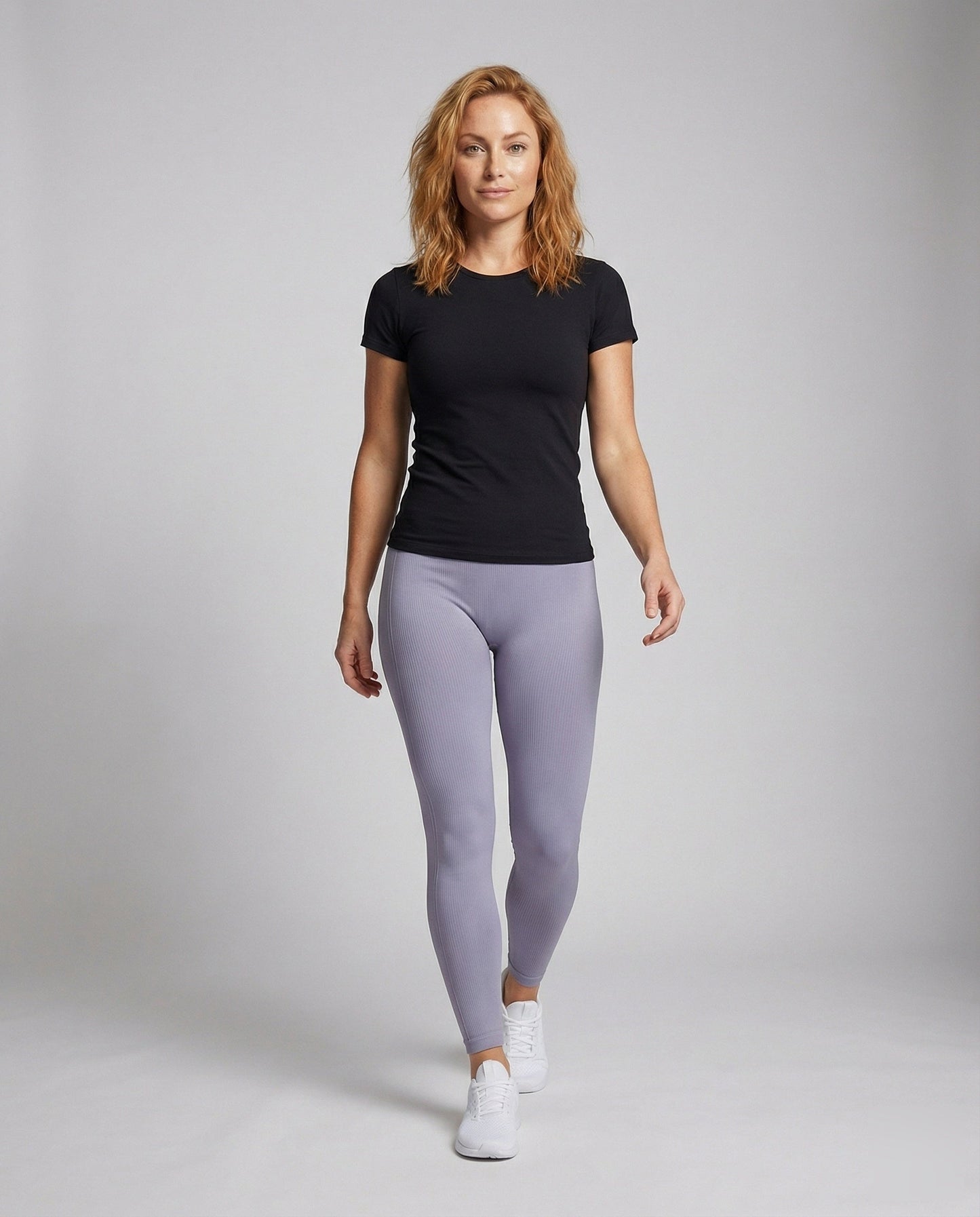 Damen hochgeschnittene Leggings mit Bauchstütze - Eveloria