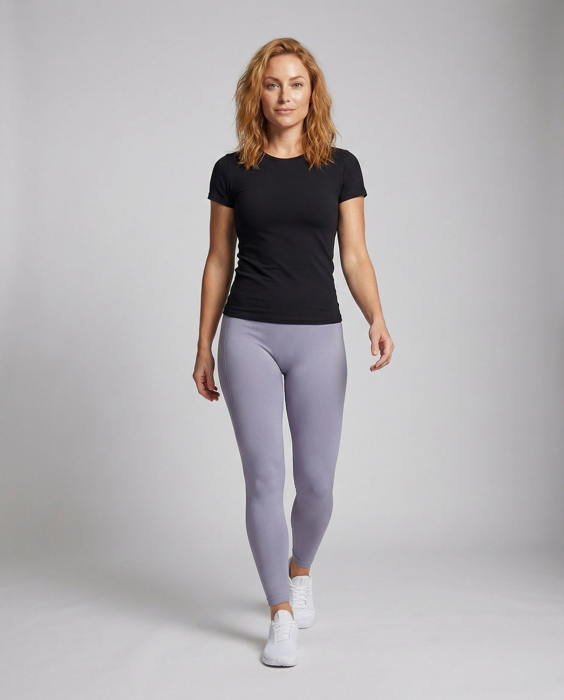 Damen hochgeschnittene Leggings mit Bauchstütze - Eveloria