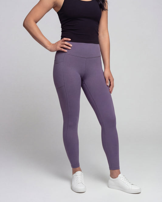 Damen Yoga Leggings Hochgeschnittene Kreuzdetail Schwarz - Eveloria