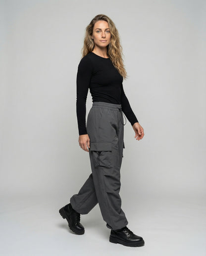 Damen multifunktionale Einsatzhose mit Klappentaschen - Eveloria