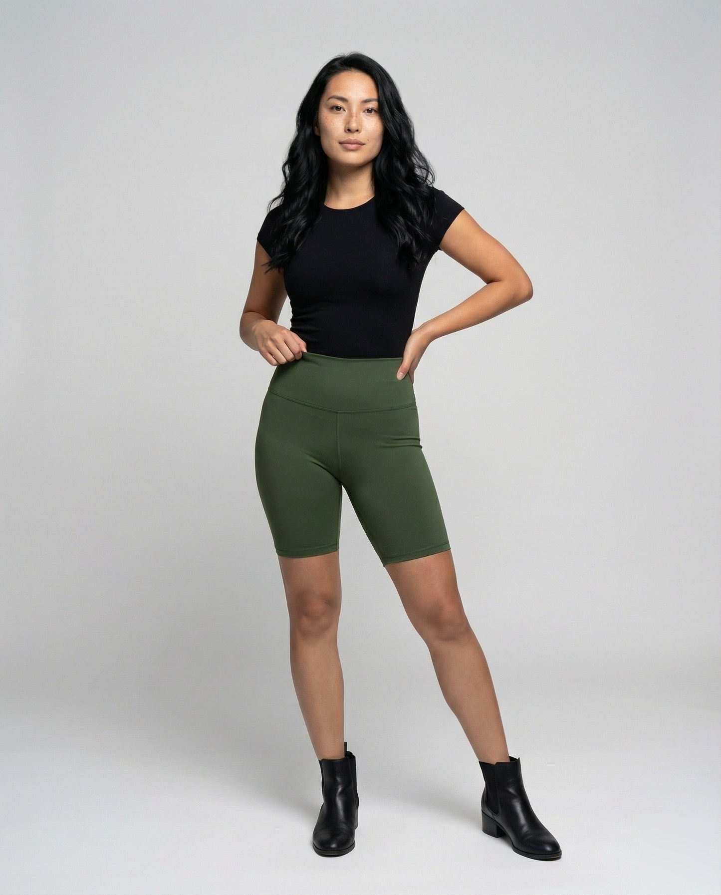 Damen Radlerhose Formender Bauchzone Stretch - Eveloria