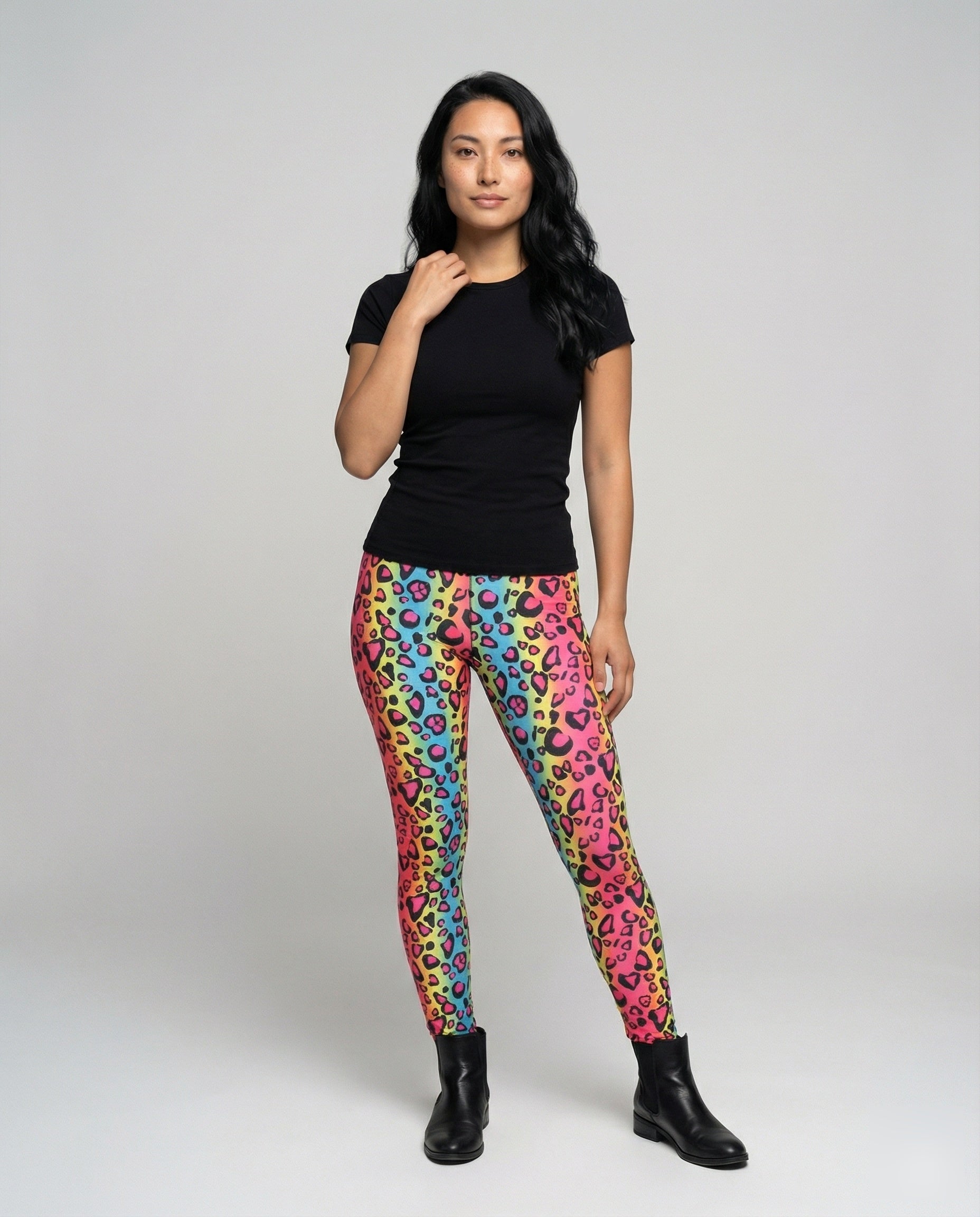 Damen Leggings Sternmuster Stretch - Eveloria