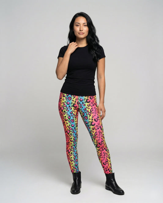 Damen Leggings Sternmuster Stretch - Eveloria