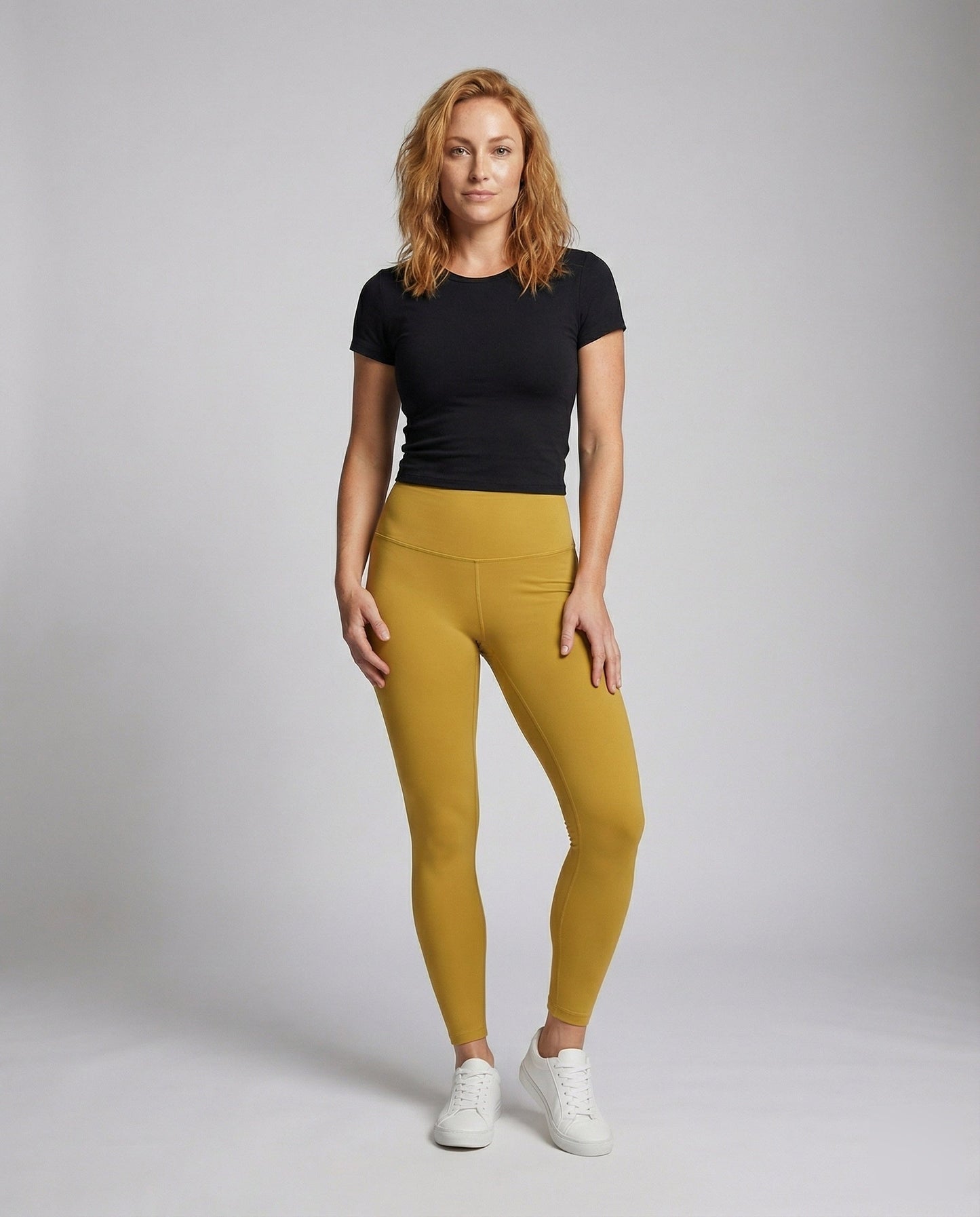 Damen Komfortform Leggings Hochgeschnitten Mit Hüftkontur - Eveloria