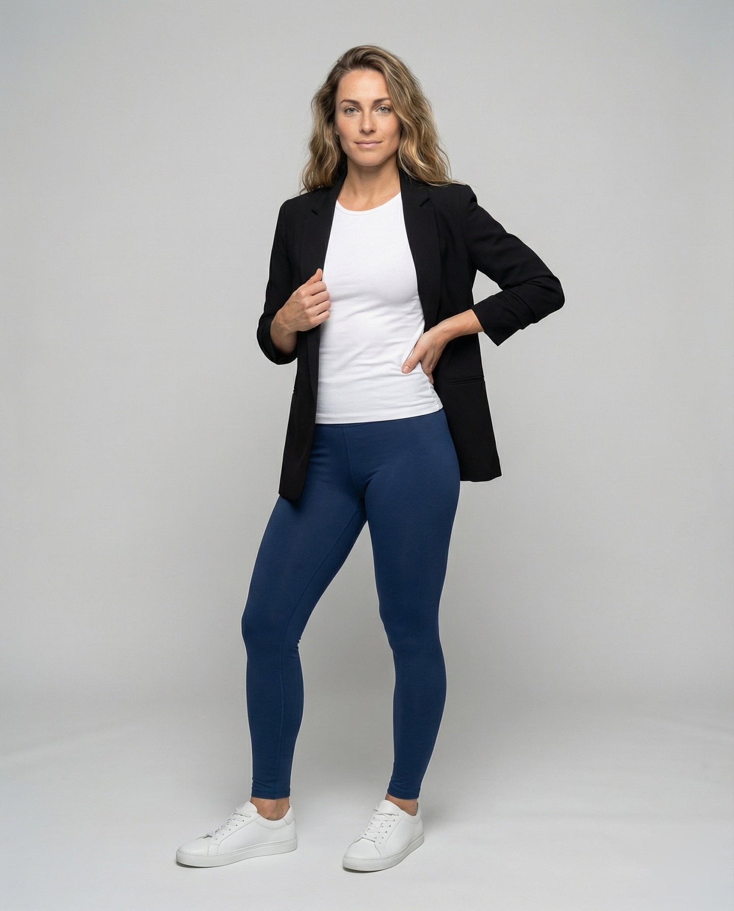Damen Komfort Leggings Übergröße Stretchjersey - Eveloria