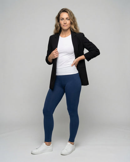 Damen Komfort Leggings Übergröße Stretchjersey - Eveloria