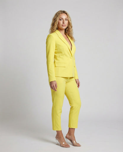 Damen Business Anzughose Blazer Set - Eveloria