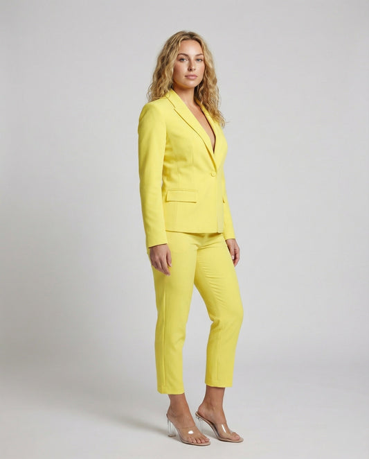 Damen Business Anzughose Blazer Set - Eveloria