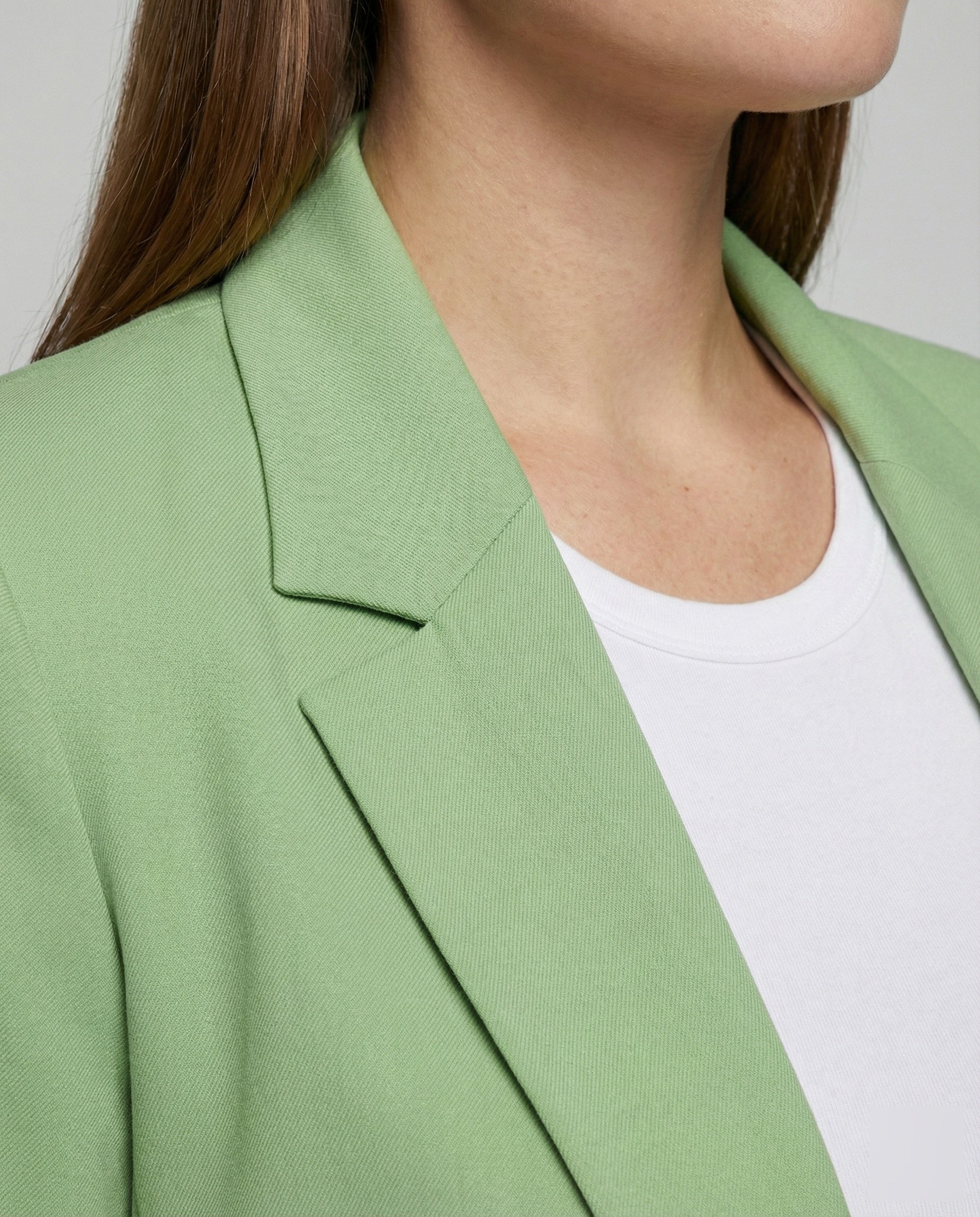Damen Longblazer Geradlinig Reverslinie - Eveloria