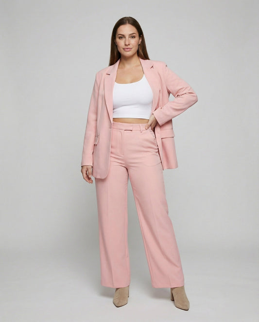 Damen Urban Blazer Anzug Hosen Ensemble - Eveloria