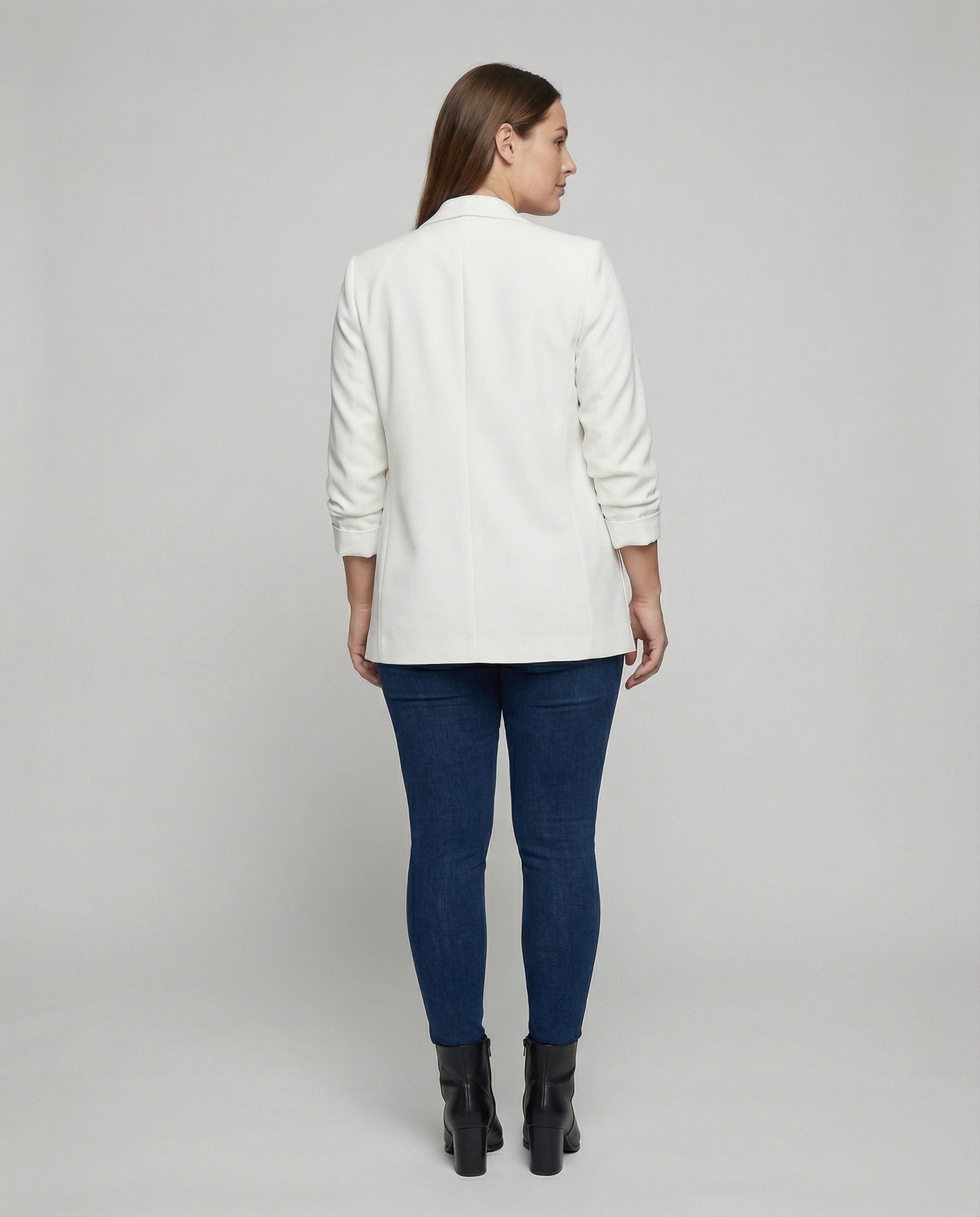 Damen Eleganter Verlängerter Blazer Mantel - Eveloria