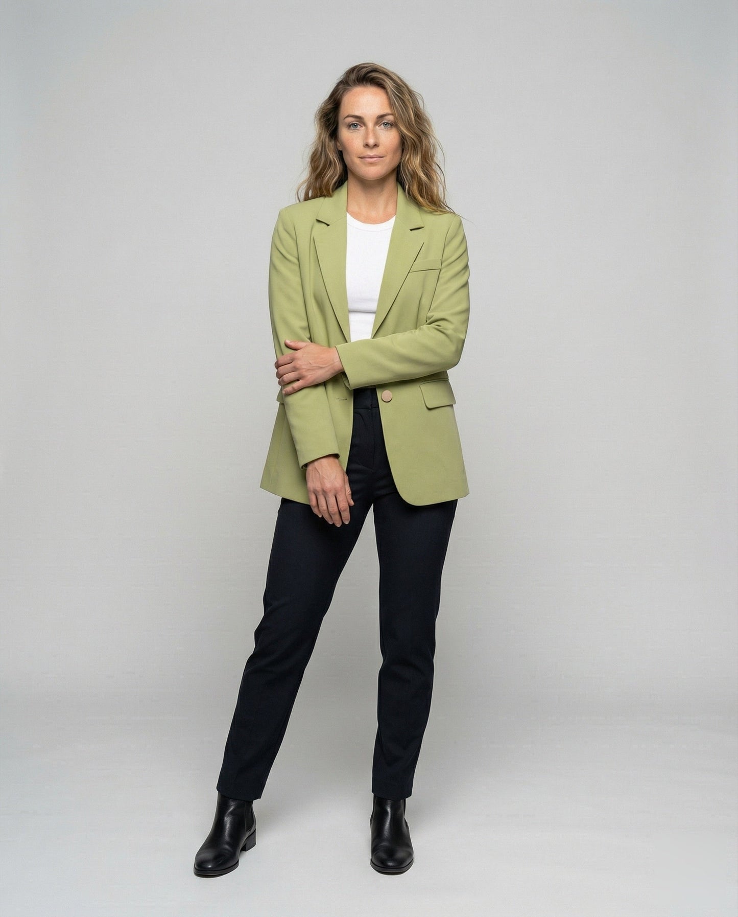 Damen Blazer Weit Schnitt Leicht - Eveloria