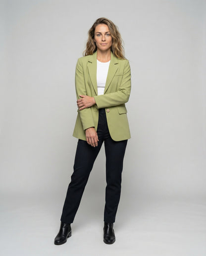 Damen Blazer Weit Schnitt Leicht - Eveloria