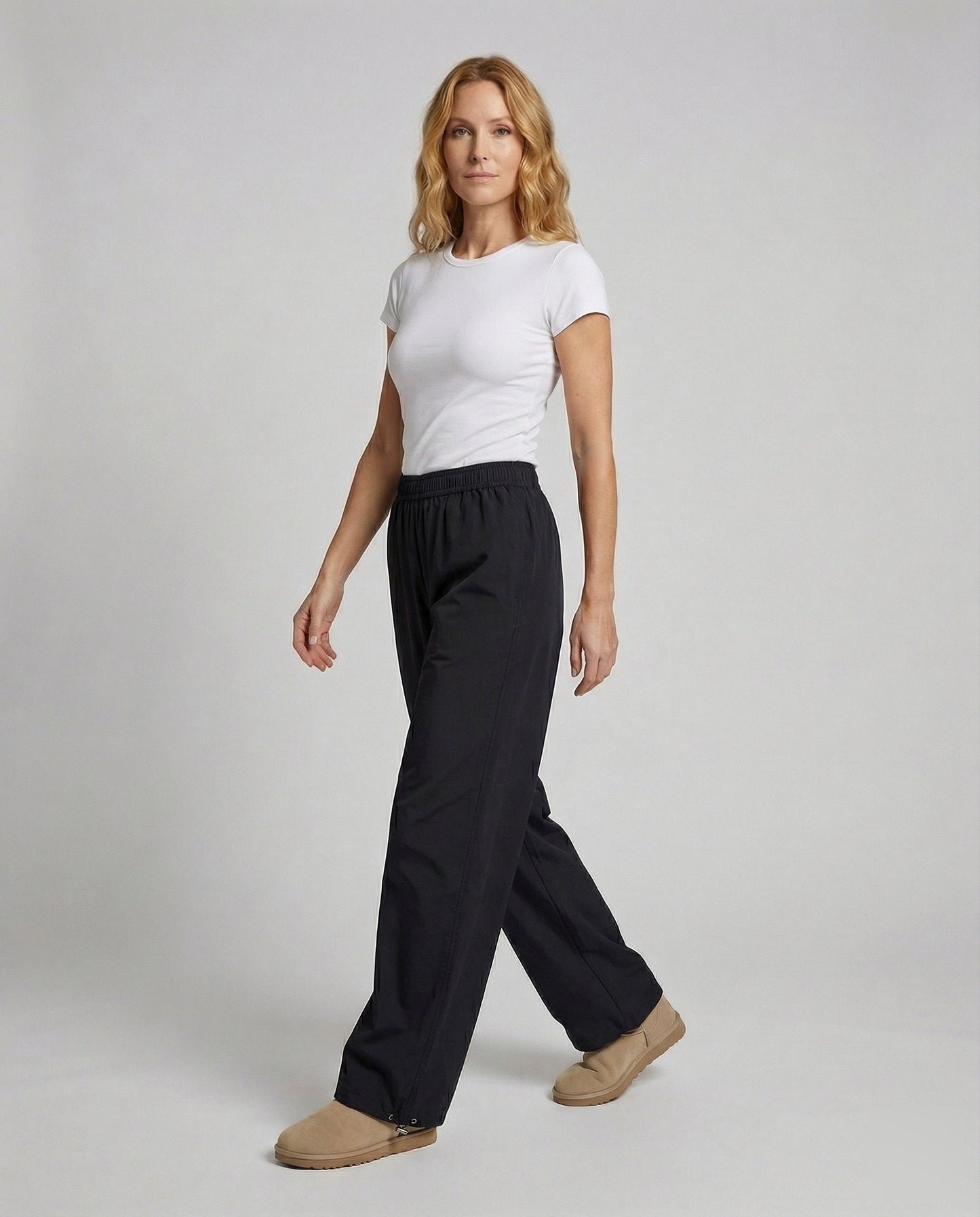 Damen Weite Nylonhose Mit Tunnelzug - Eveloria
