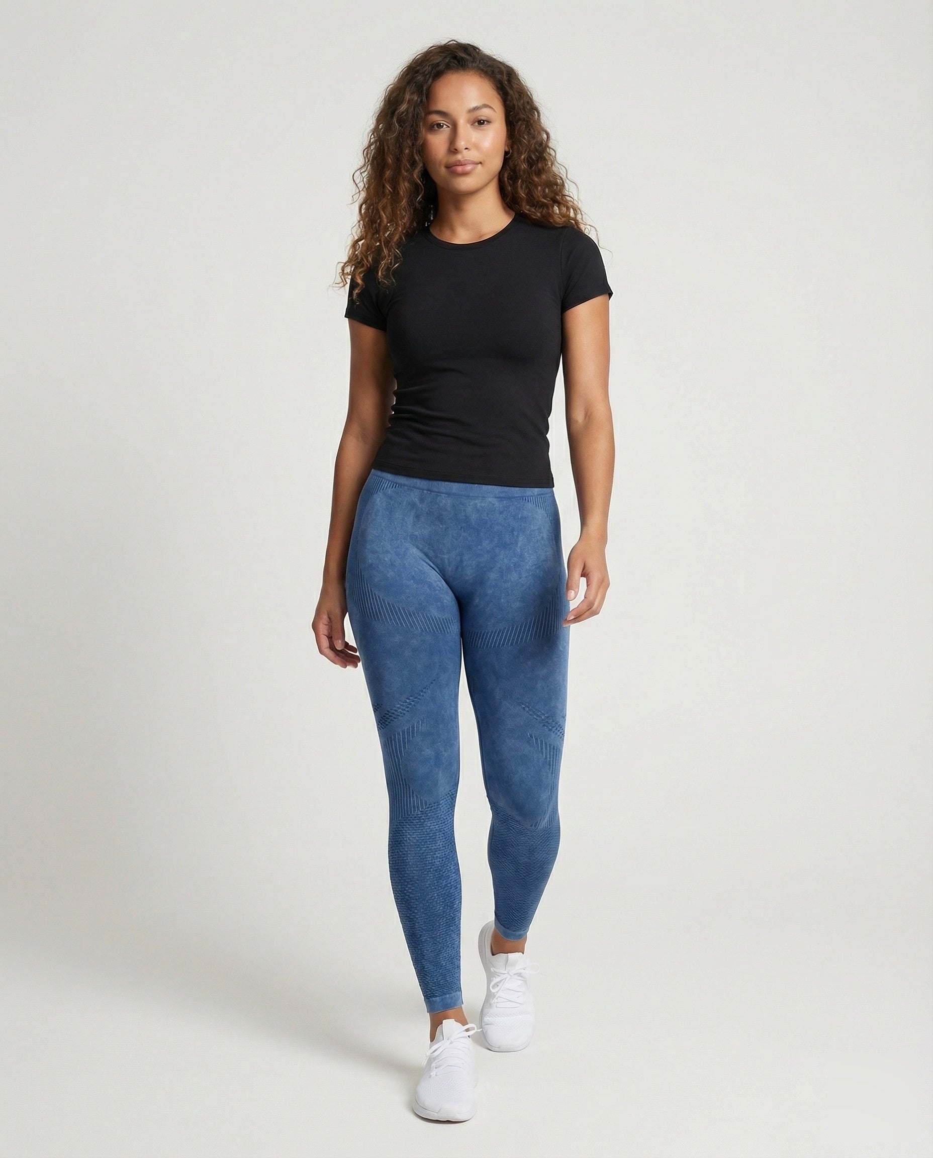 Damen Shapewear Leggings Gesäßanhebung Schwarz - Eveloria