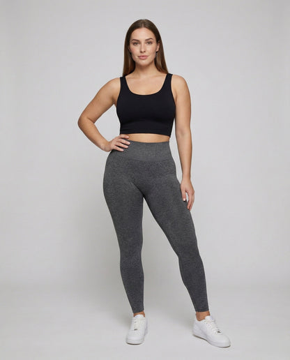 Damen Sportleggings Nahtlos Gesäßraffung - Eveloria