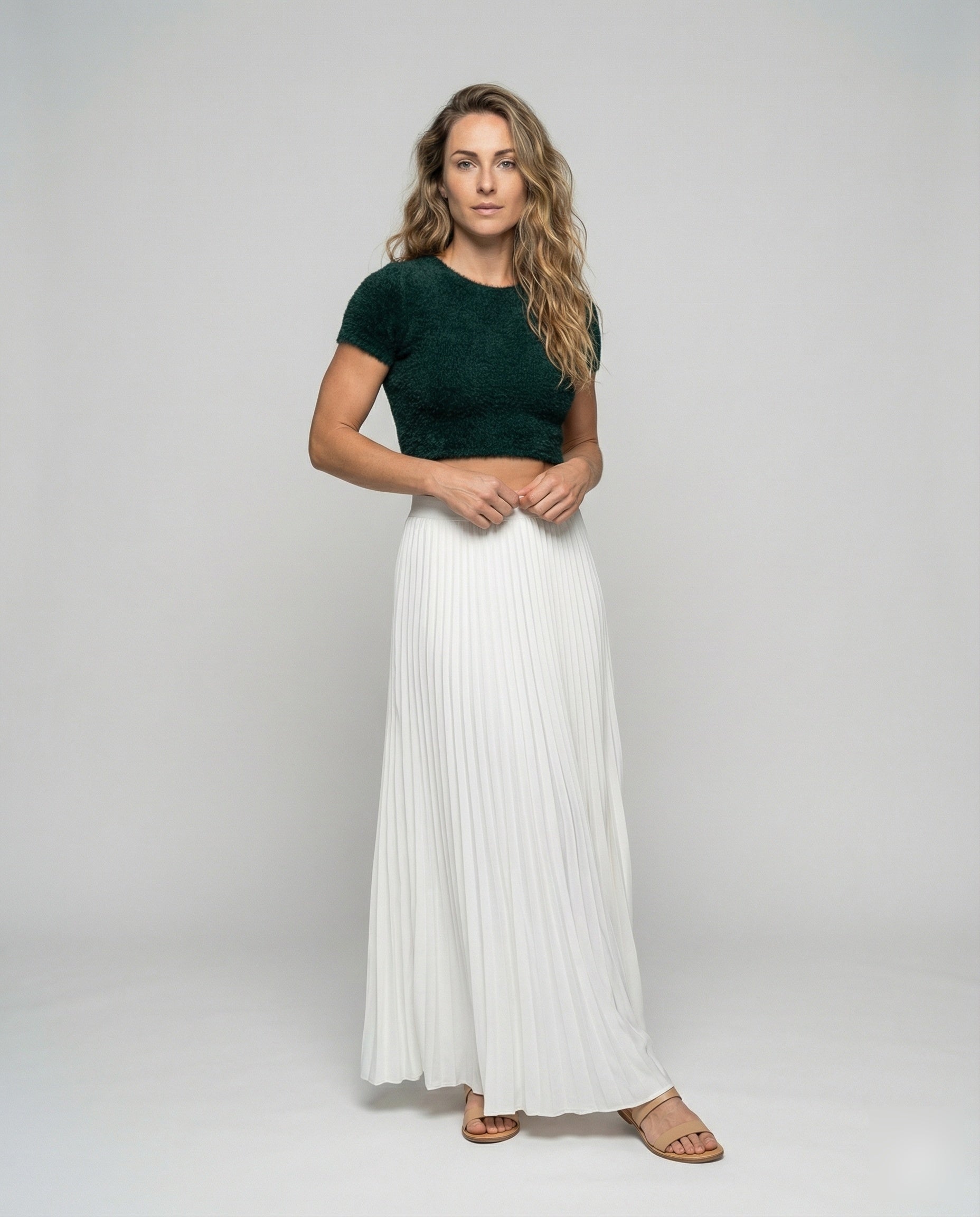 Damen Swingrock Plissee Tellerrock - Eveloria