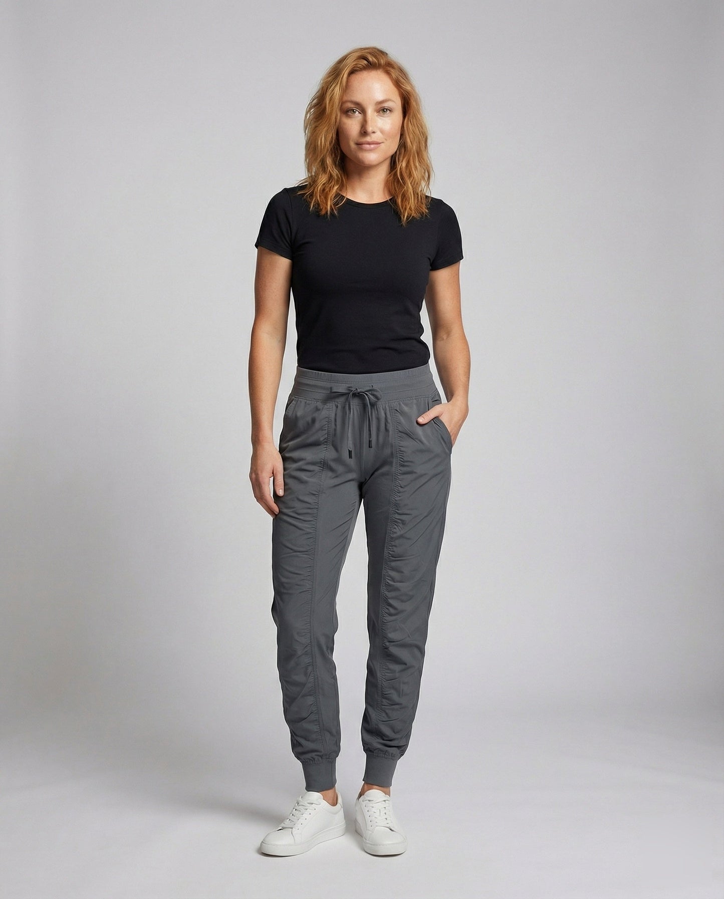 Damen Trainingshose Slim Fit mit Kordelzug - Eveloria