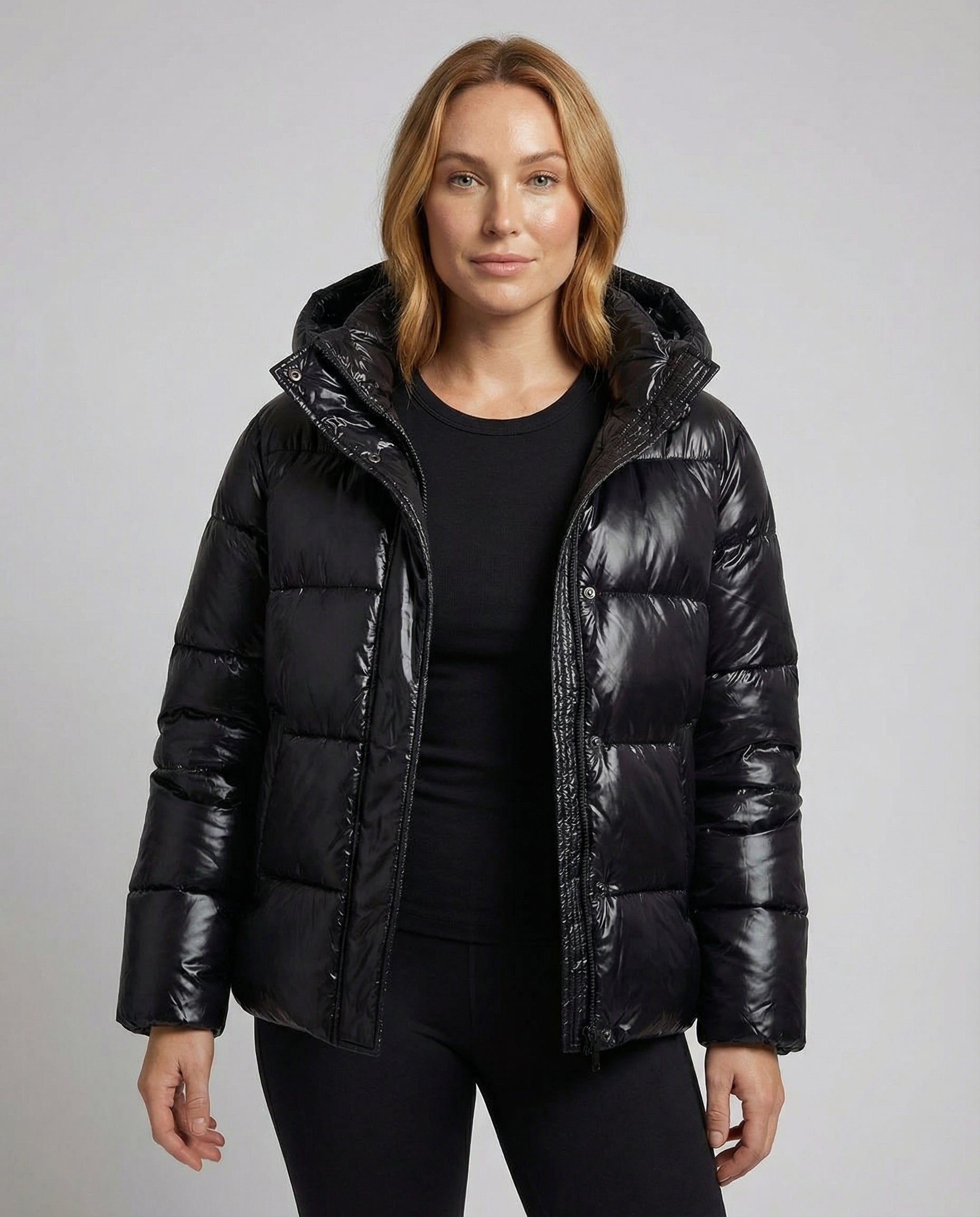 Damen Pufferjacke Glänzend - Eveloria