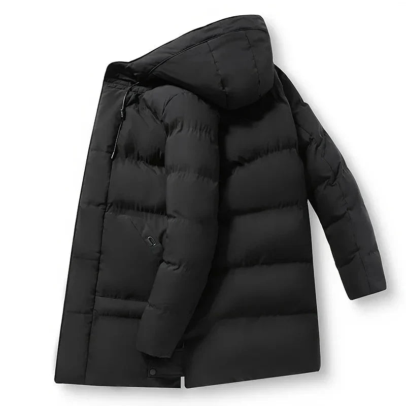 Pufferjacke | Gepolstert | Kapuze | Daunenjacke | Herren Wintermantel-Chaps Herrenmode
