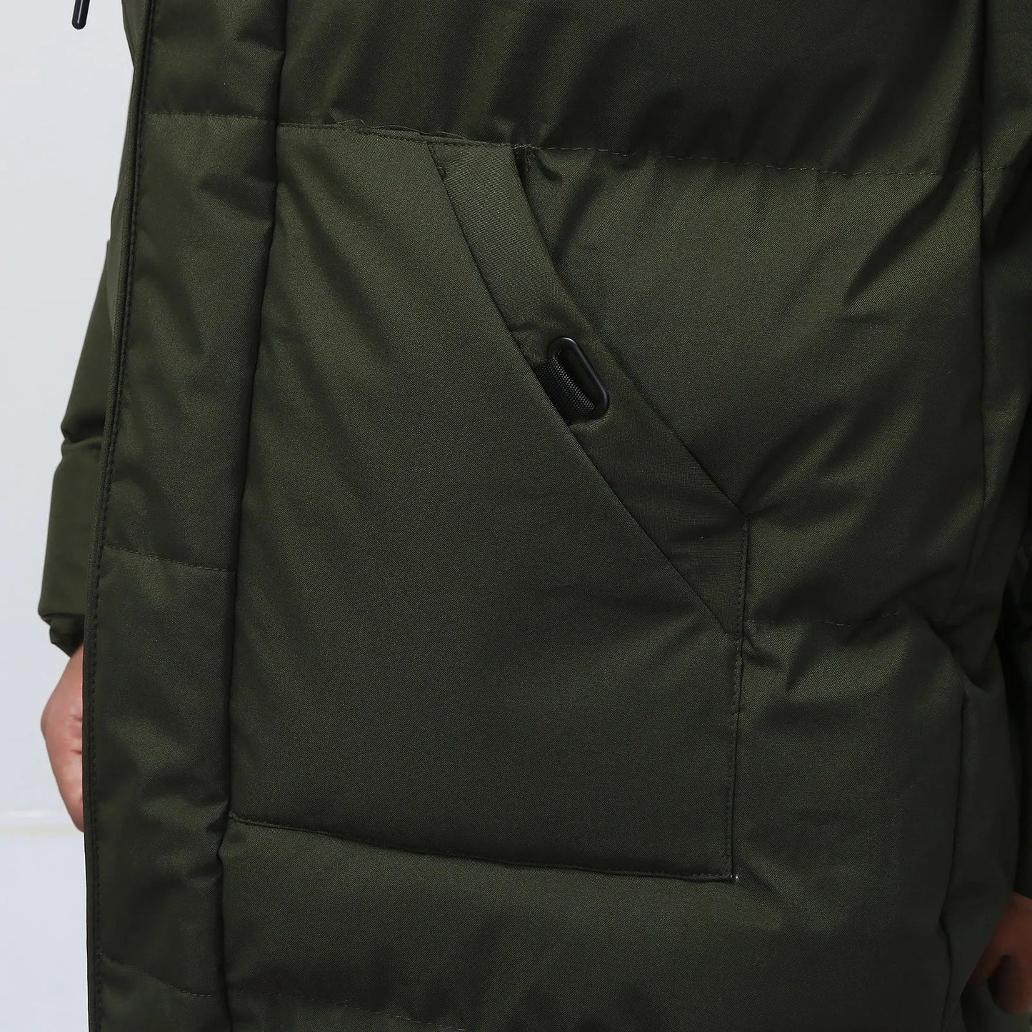 Pufferjacke | Gepolstert | Kapuze | Daunenjacke | Herren Wintermantel-Chaps Herrenmode