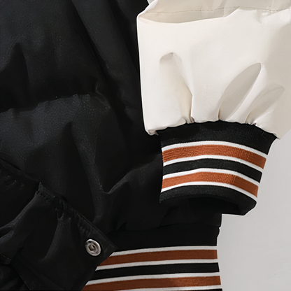 Pufferjacke - Kapuze - Zip-Up - Bomberjacke - Winterjacke für Männer-Chaps Herrenmode