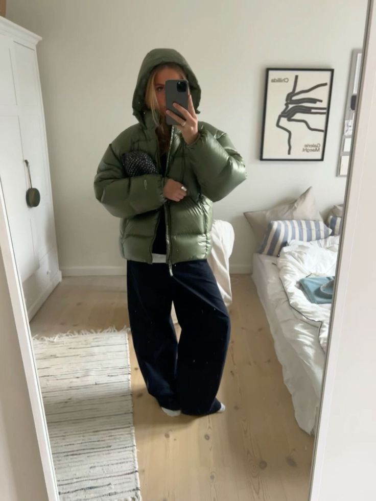 Pufferjacke – Warme Winterjacke mit Kapuze für Herren-Chaps Herrenmode