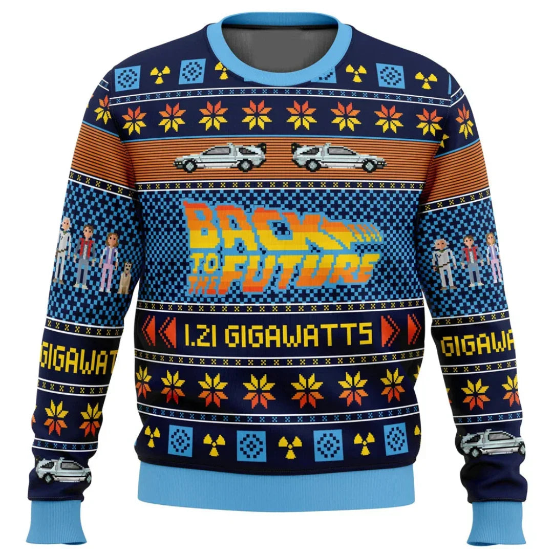 Herren Strickpulli Rundhalsausschnitt Bedruckt - Eveloria