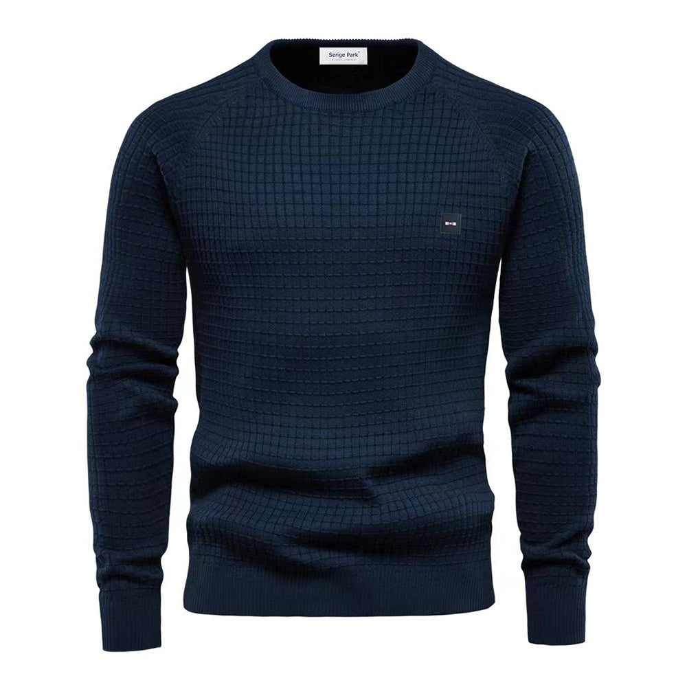 Herren Strickpullover Langarm Rundhalsausschnitt - Eveloria