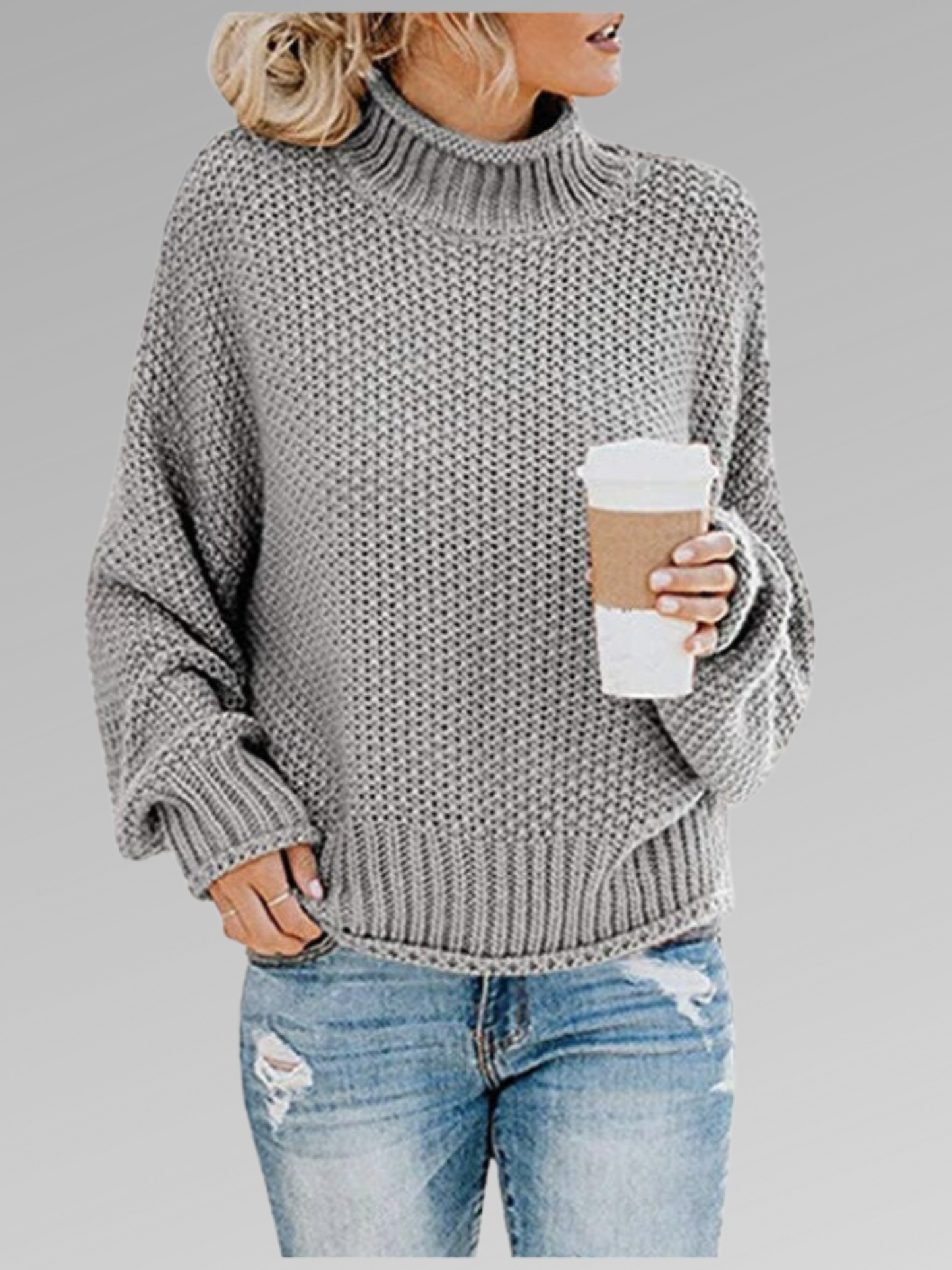 Damen Pullover Weiche Strickware