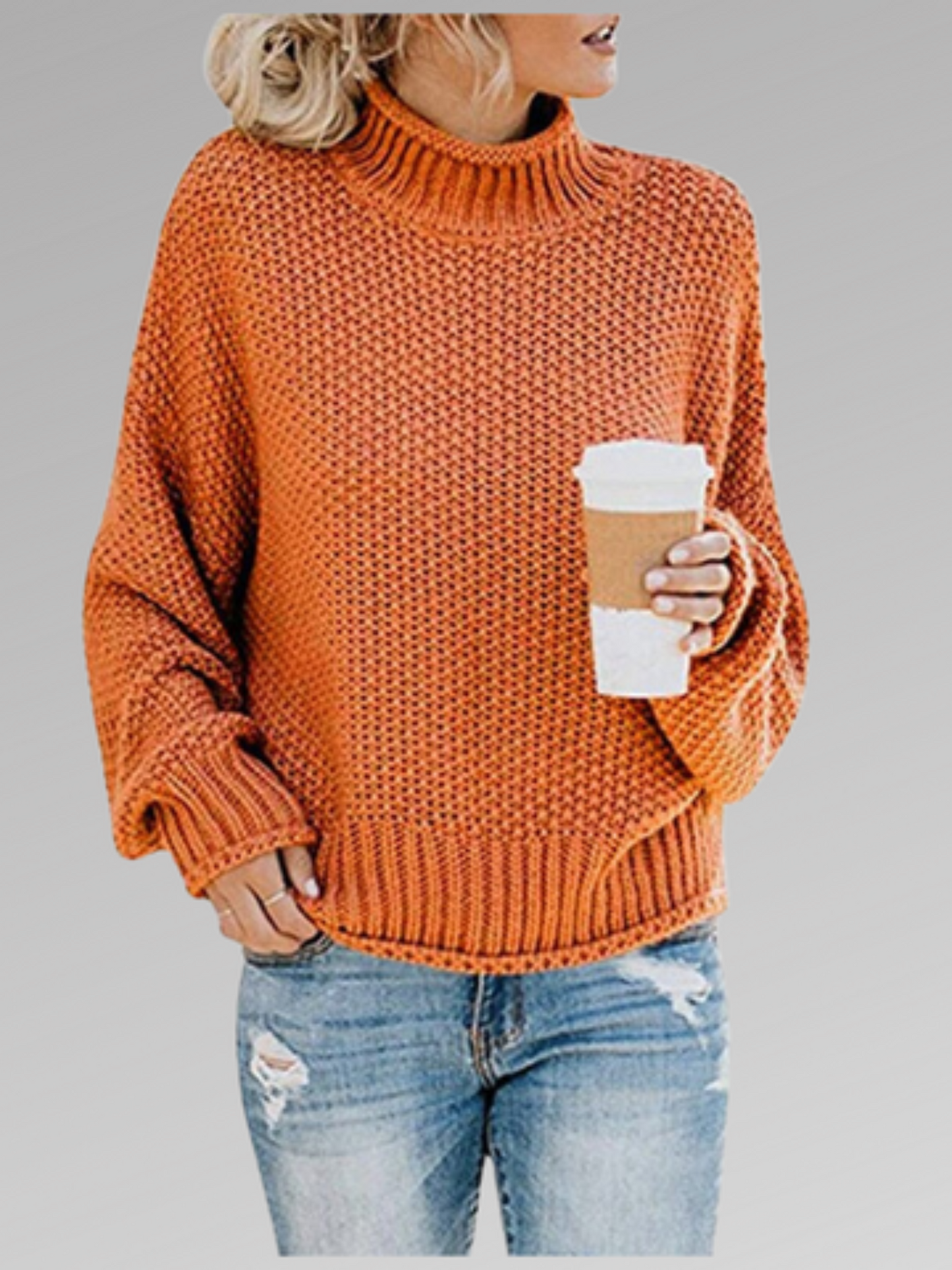 Damen Pullover Weiche Strickware