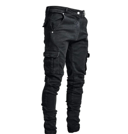Herren Cargohose Schmale Passform Trendig