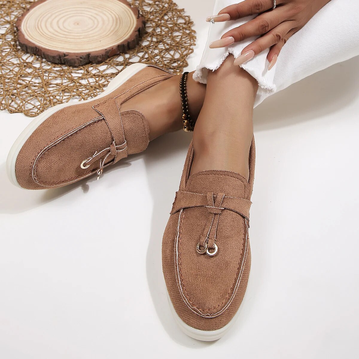 Eveloria Damen Wildschuhe Slipper