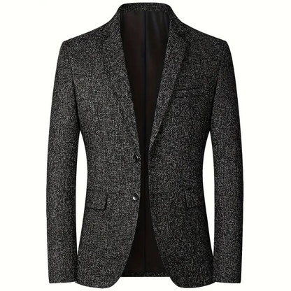 Herren Blazer Grau Marineblau