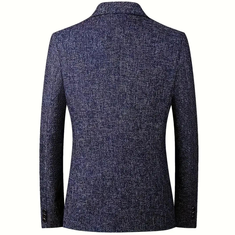 Herren Blazer Grau Marineblau