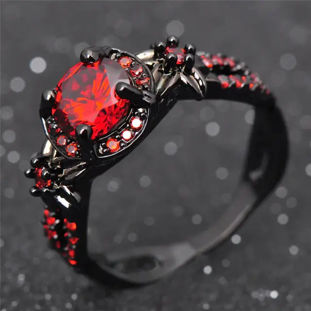 Damen Ring Zirkonia Edelsteine Silber
