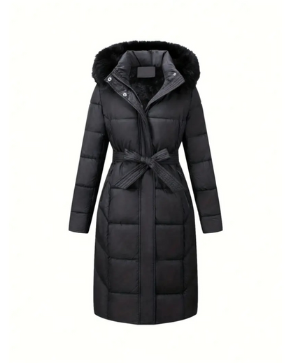 Damen Winterjacke Kapuze Wärme