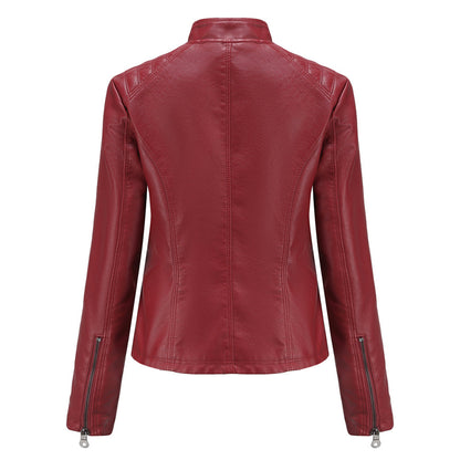 Damen Modische Jacke Gesteppte Schulterpartie