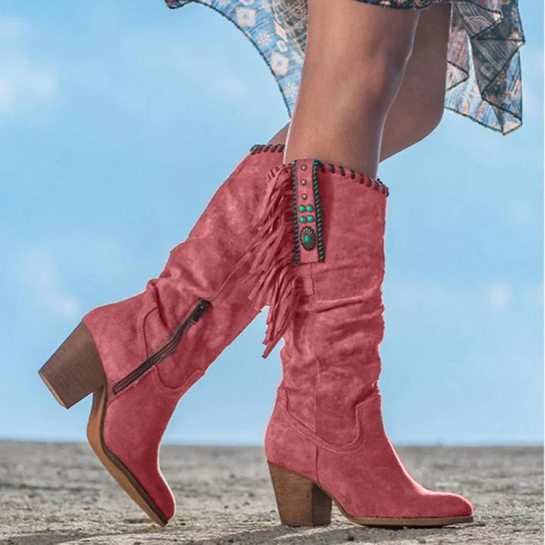 Eveloria Damen Westernstiefeletten