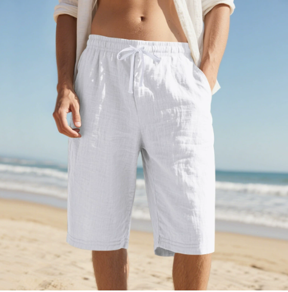 Herren Kordelzug Shorts Freizeit Strandshorts