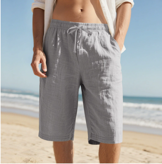 Herren Kordelzug Shorts Freizeit Strandshorts