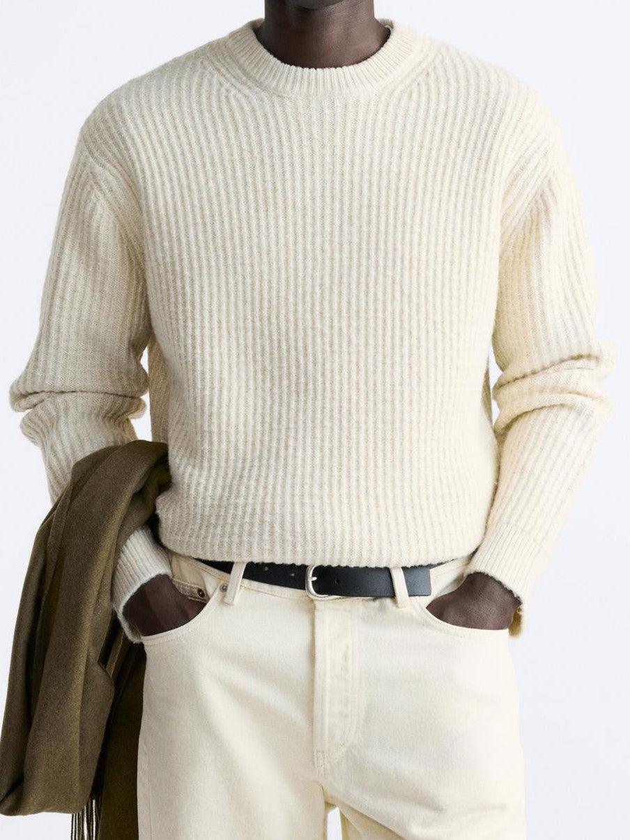 Klassischer Damen Grobstrickpullover Maxikomfort