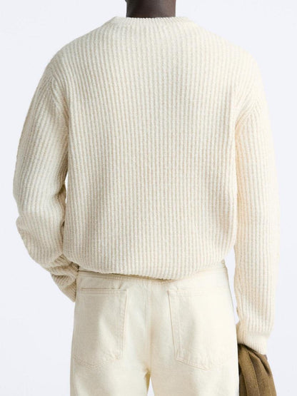 Klassischer Damen Grobstrickpullover Maxikomfort