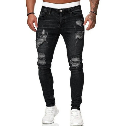 Ripped Jeans | Slim-Fit-Jeans | Gewaschene Jeans | Skinny-Jeans | Herrenjeans-Chaps Herrenmode